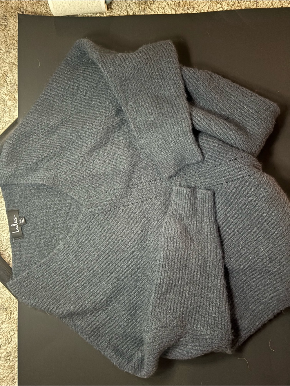 Lulus navy blue sweater